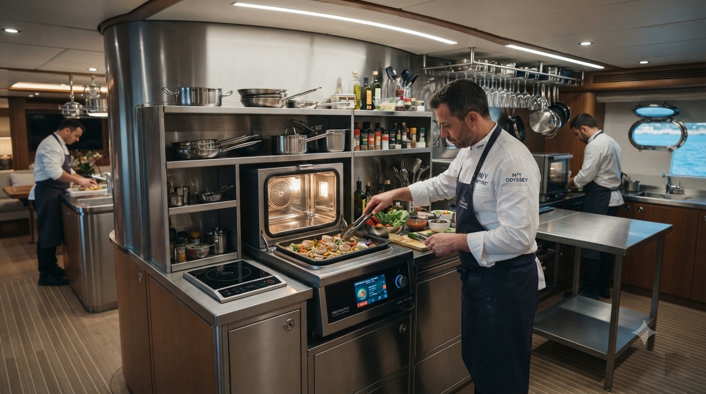 MKN superyacht galley equipment