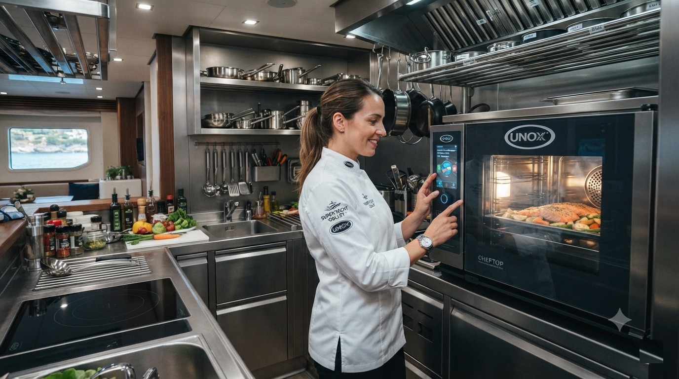 Unox superyacht galley equipment